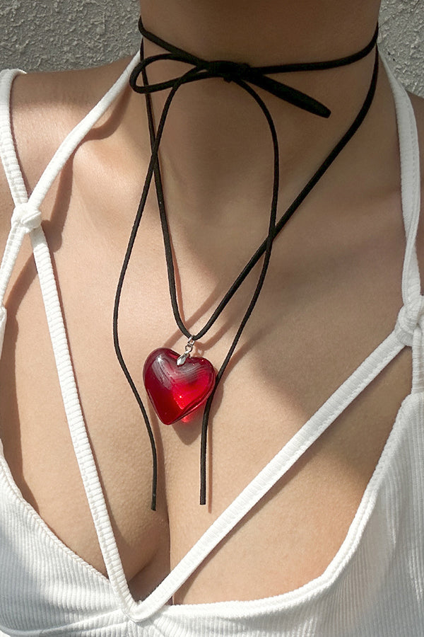 Fashionable Adjustable Simple Alloy Love Pendant