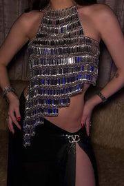 Dazzling Diamond Chain Alloy Body Chain