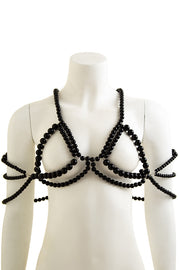 Sexy Holiday Style Faux Pearl Body Necklace