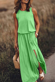 Giselle Loose Fit Slit Maxi Dress