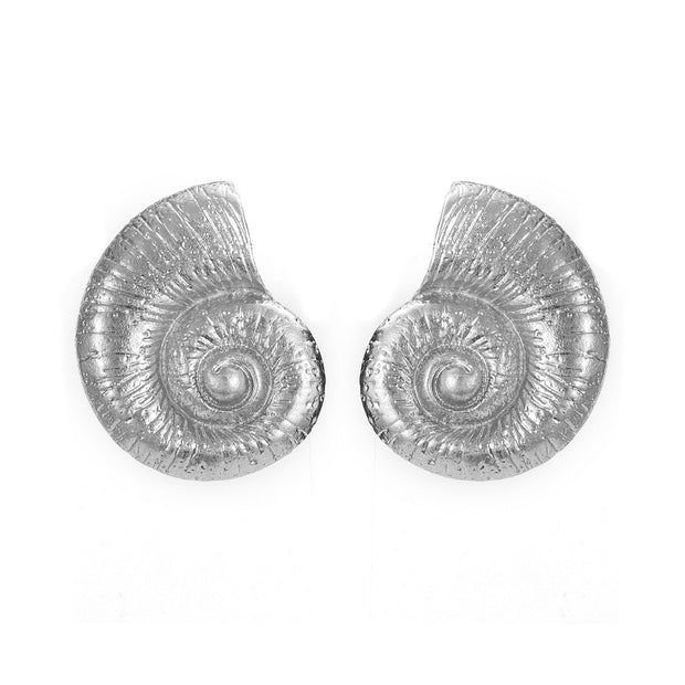 Fake Beach Style Conch Alloy Stud Earrings