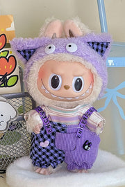 17cm LABUBU Replaceable Fun Multi-color Clothing Sets