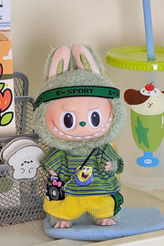 17cm LABUBU Replaceable Fun Multi-color Clothing Sets