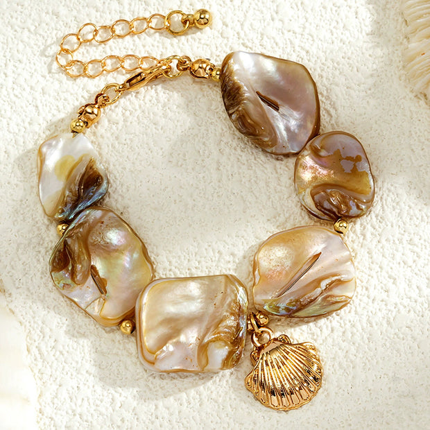 Beach Ocean Style Shaped Pearl Bracelet