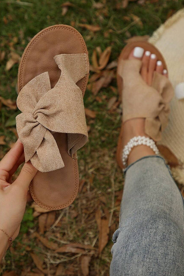 Casual Bow Soft Bottom Beach Sandals