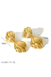 Shoreline Glow Seashell Drop Earrings