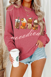 Halloween Creative Print Casual Long Sleeved Sweatshirt