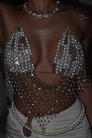 Fashionable Holiday Beach Multi-Layer Pearl Body Chain