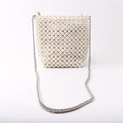 Pearl Bucket Shoulder Grab Handbag