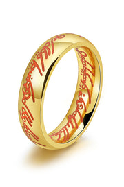 Personalized Stainless Steel Luminous Ring