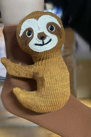 New Plush Knitted Animal Floor Socks