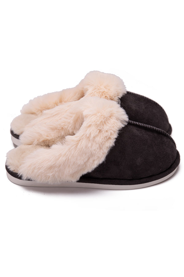 Warm Home Plush Cotton Slippers