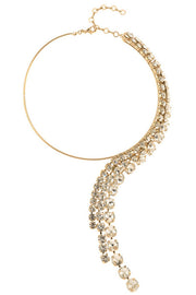 Fashionable Diamond Tassel Exaggerated Necklace