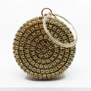 Distinctive Round Rhinestone Bag