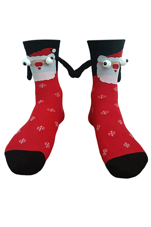 Christmas Cute Holding Hands Socks