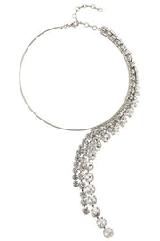 Fashionable Diamond Tassel Exaggerated Necklace