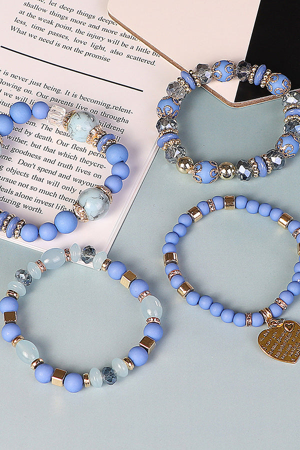 Stylish Bohemian Multi-Layer Crystal Beaded Bracelet