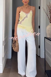 Sexy Lace Backless Camisole Top