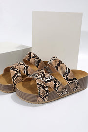 Round Toe Versatile Casual Platform Sandals