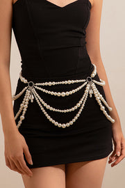 Sexy Holiday Style Faux Pearl Body Necklace