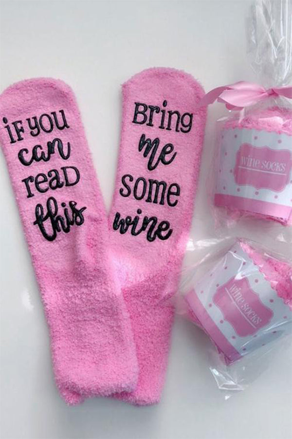 Bring Me Some Wine Socks