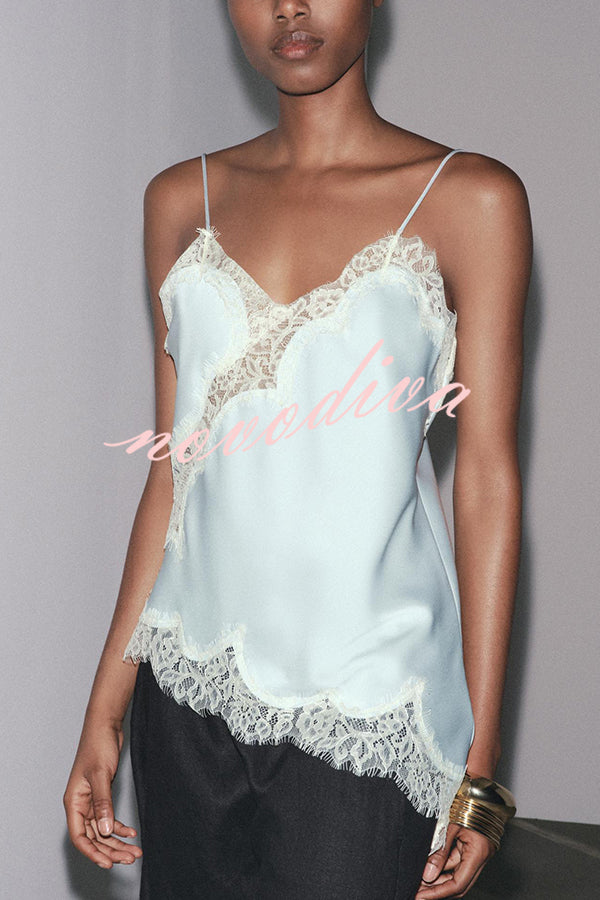 Sexy Lace Backless Camisole Top