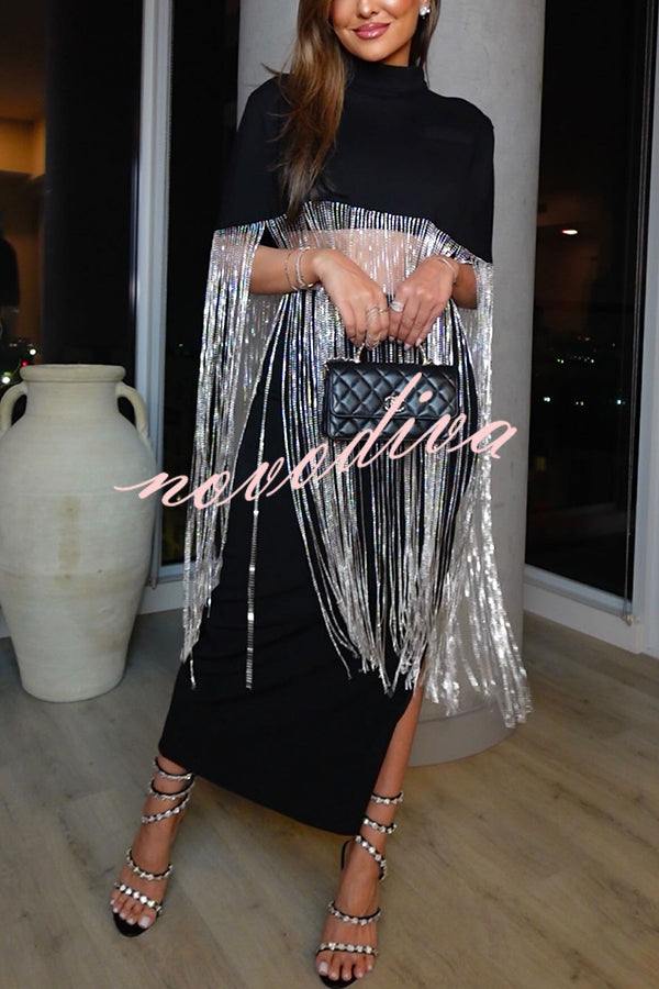 New Level High Waist Side Zipper Slit Midi Skirt