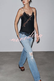 Sexy Lace Backless Camisole Top