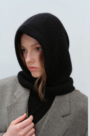 Stylish and Warm Neck Warmer One-piece Knitted Wool Hat