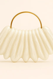 Simple Acrylic Wave-shaped Clutch Bag