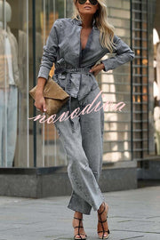 Casual Meetup Washed Denim Mid Rise Pocketed Barrel Jeans