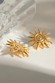 Fashionable and Creative Threaded Sun Earrings