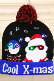 Christmas LED Light Knitted Hat