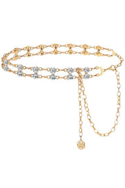 Alfred Rhinestone Chain Belt