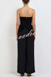 Show Exquisiteness High Rise Pleated Wide Leg Pants