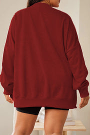 Christmas Sequined Loose Casual Long-sleeved Sweatshirt