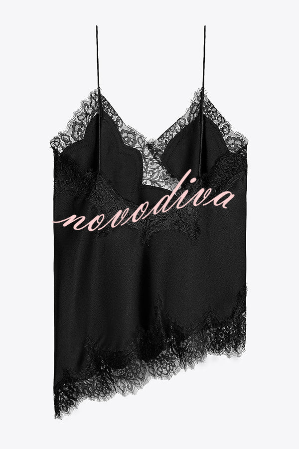 Sexy Lace Backless Camisole Top