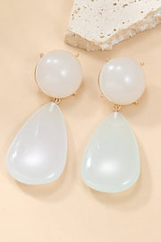 Drop Shaped Resin Earrings