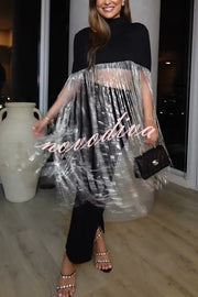New Level High Waist Side Zipper Slit Midi Skirt
