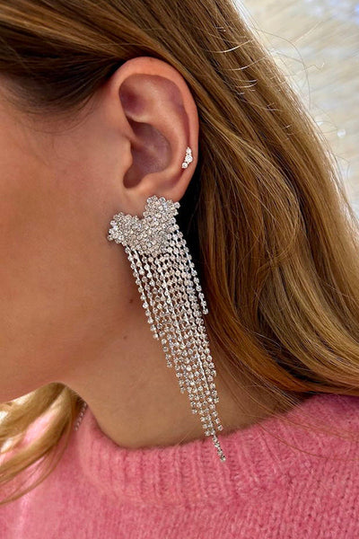 Diamond Tassel Earrings