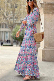 Infinite Days Paisley Print Maxi Dress