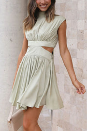 Best Part of The Day Cutout Waist Vacation Party Mini Dress