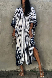 Live Freely Tie Dye Boho Loose Cover-up Dress