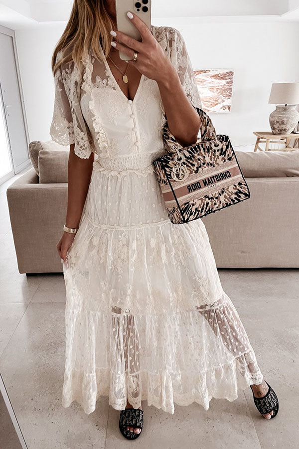 Everlasting Love Lace Maxi Dress