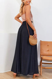 Full of Dreams Pocketed Wide Leg Pants