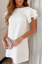 Dream All Day Ruffle Sleeve Dress