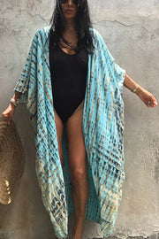 Odette Tiedye Boho Kimono Beach Cover-up