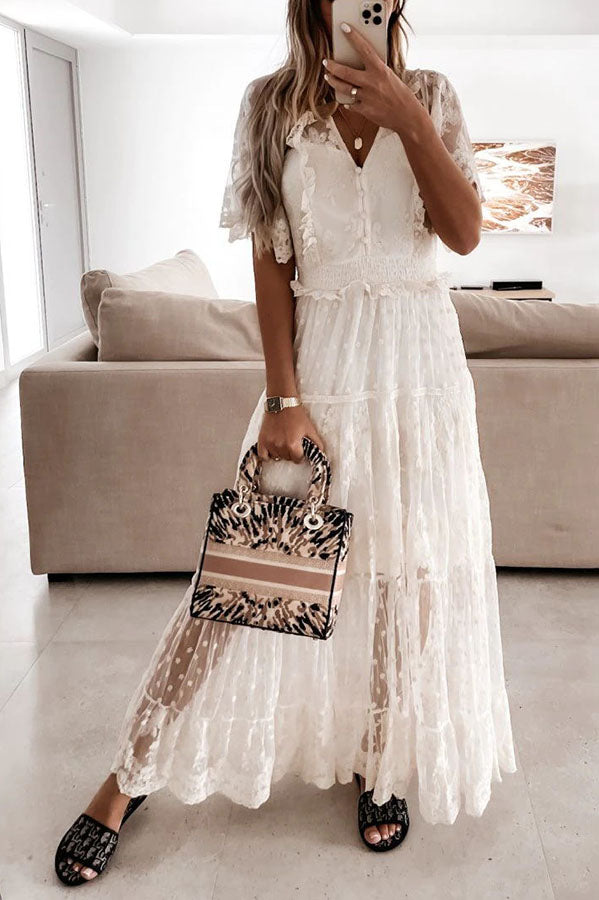 Everlasting Love Lace Maxi Dress